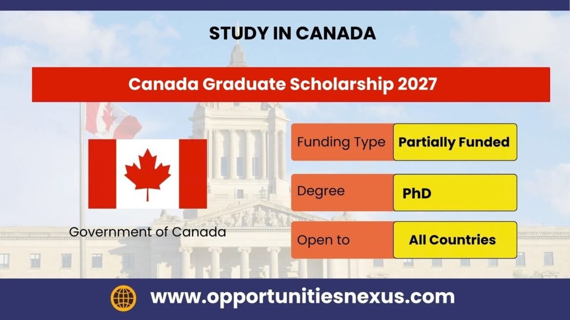 Vanier Canada Graduate Scholarships discontinued — Canada Graduate Research Scholarship CAD $40,000 per year for PhD students