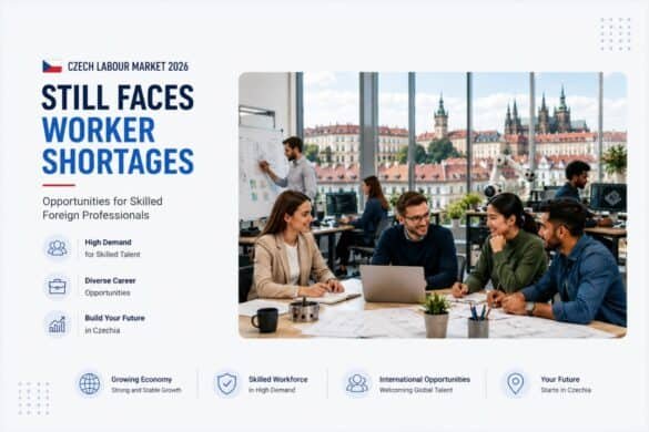 Czech labour market worker shortages 2026 — foreign professionals working in Czech Republic