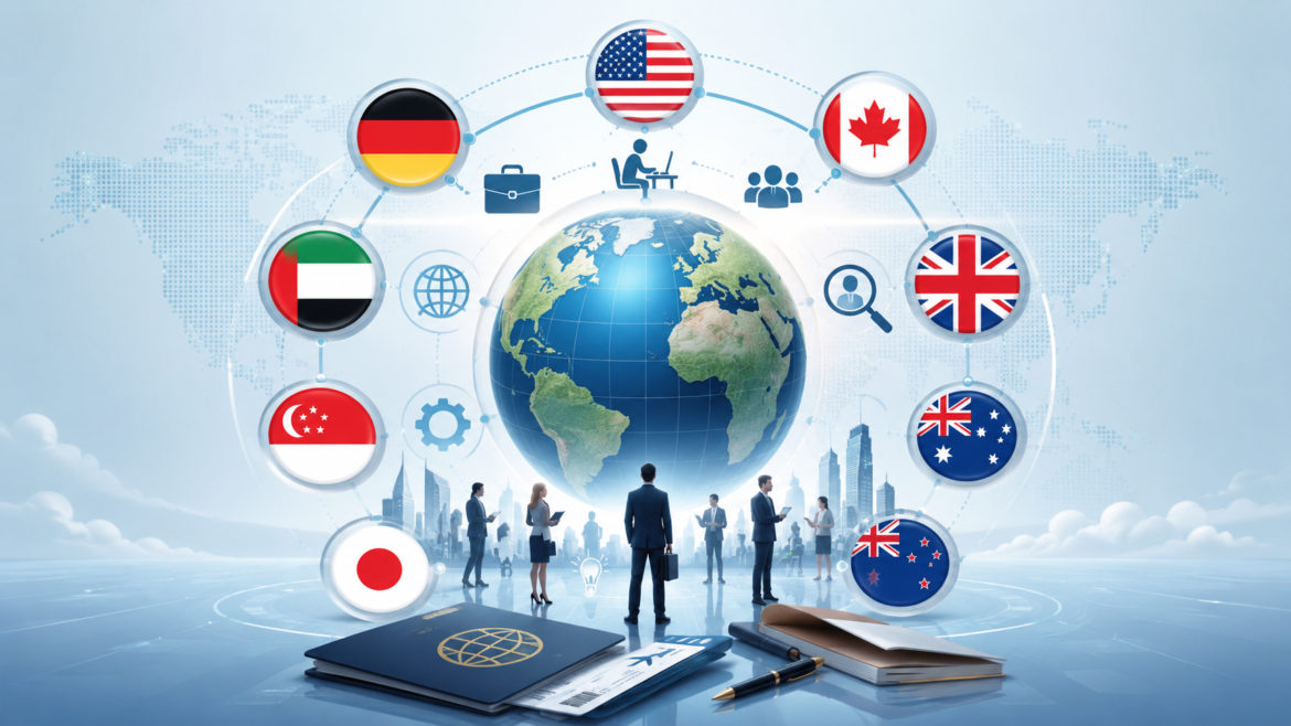 Countries offering job seeker visas in 2026 including Germany Portugal UAE Sweden UK Finland Austria and Netherlands